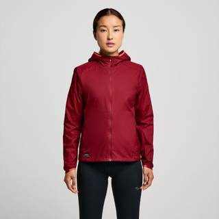 Saucony Women's Peregrine Packaway Jacket Currant, S