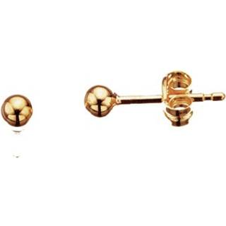 Scrouples Øreringe - Forgyldt kugle ørestikker 2mm - 12022fg