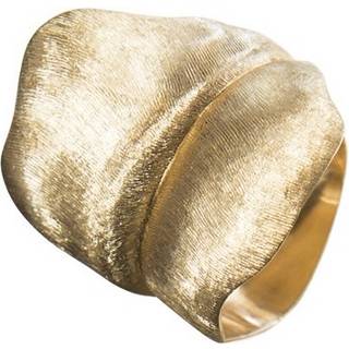 OLE LYNGGAARD COPENHAGEN Leaves 18 kt. guld ring, stor - Str. 59