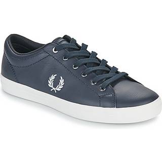 Fred Perry Herren Sneaker blau Glattleder