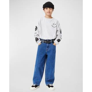 Molo GOTS Rube Langærmet T-shirt Togetherness 116 cm  Grå  116 cm  mand