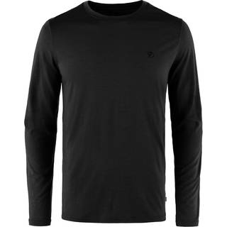 Fjällräven Men's Abisko Wool Long Sleeve Black, XL