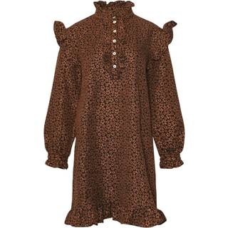 Noella Reno Ruby Ruffle Dress Chocolate