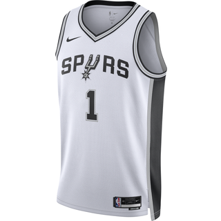 San Antonio Spurs Association Edition 2022/23 Nike Dri-FIT NBA Swingman-trøje til mænd - hvid - M
