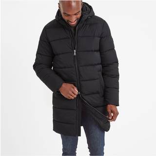 Tog 24 Tog 24 Black Mens Radley Padded Long Hooded And Water-Repellent Coats