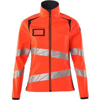 MASCOT® Softshell jakke Hi-Vis Rød/Mørk Marine 19012-143-22210 3XL