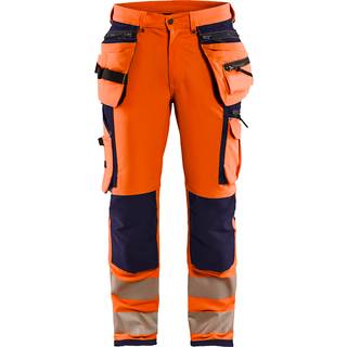 Blåkläder 1997 High Vis Buks 4-vejs stretch / High Vis Arbejdsbuks 4-vejs stretch - C144 - High Vis Orange/Marineblå