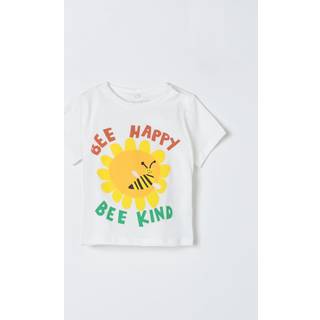 Stella McCartney Kids Baby printed cotton jersey T-shirt - white - M 6
