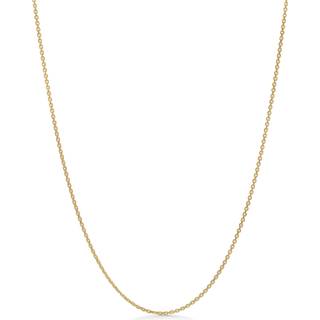 Mads Z Facet Anchorchain 0,35 mm Halskæde 18 kt. Forgyldt Sølv 9220112 - Unisex - 925 Sterling Silver