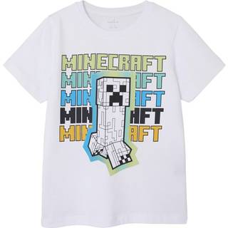 Name It Bright White Minecraft T-shirt