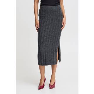 B.YOUNG dame nederdel BYMARIANNE - Dark grey melange - M