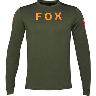 FOX Ranger Aviation Drirelease langærmet cykeltrøje Dark Sage herre - Størrelse Small