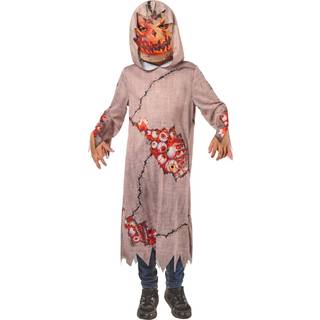 Pumpkin Goblin Børne Kostume - GRÆSKAR - 5-6Y