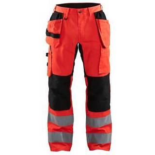 Blåkläder 1552 High Vis Buks med stretch / High Vis Arbejdsbuks med stretch - D100 - High Vis Rød/Sort