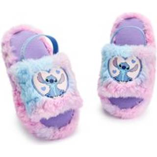 Vanilla Underground Vanilla Underground Purple Womens Disney Stitch Fluffy Slipper Sliders