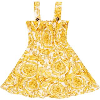 Versace Kids Baby Barocco cotton dress - multicoloured - M 6-9