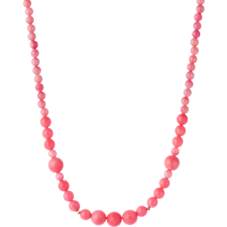 Cherie Bon Bon Necklace - Gold - Stine A - Lyserød One Size