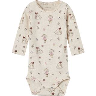 NAME IT Langærmet Body Rabbit Peyote Melange