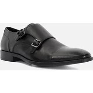 Dune London Dune London Black Standard Fit Satchin Flex Sole Toecap Monk Shoes