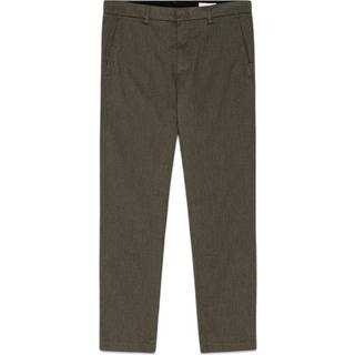 NN07 Theo Brushed Cotton Trousers Dark Army