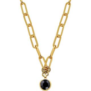 DYRBERG/KERN LISANNA HALSKÆDE 450089 (Gold, Black, ONESIZE)