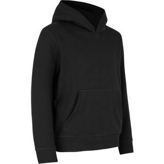 Plain Hoodie - Sort - 12-14 -> Forventet levering: 1-2 hverdage