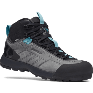 Black Diamond Women's Misson Leather Mid WP Steel Grey/Costal Blue, Steel Grey-Costal Blue, 36