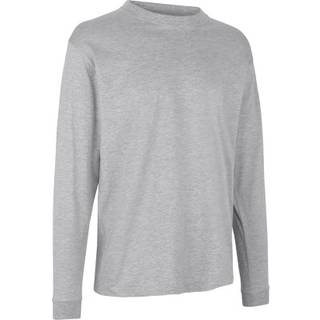 ID Pro Wear Herre Langærmet t-shirt - Grey Melange - XS
