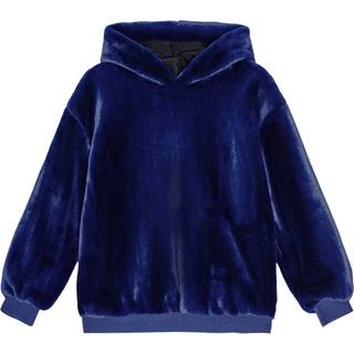 Molo Maureen Hættetrøje Vibrant Blue 122 cm  Blå  122 cm  kvinde