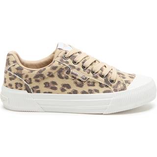 Rocket Dog Rocket Dog Animal Print Cheery Dexter Canvas Cotton Trainers