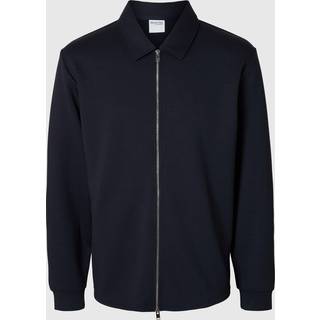 Selected Emanuel Soft Sweat Full Zip Sky Captain