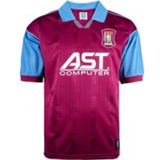 Score Draw Aston Villa FC '96 Retro Hjemmebanetrøje Herre, Rød - XS