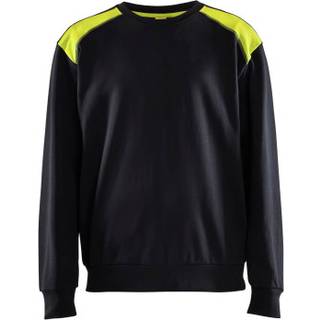 Blåkläder 3580 Sweatshirt / Sweatshirt - XL - Sort/High Vis Gul