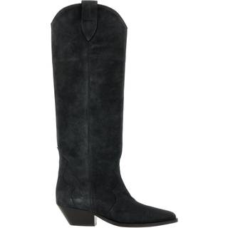 Isabel Marant Denvee suede knee-high boots - black - EU 36