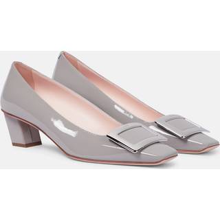 Roger Vivier Belle Vivier 45 patent leather pumps - grey - EU 38