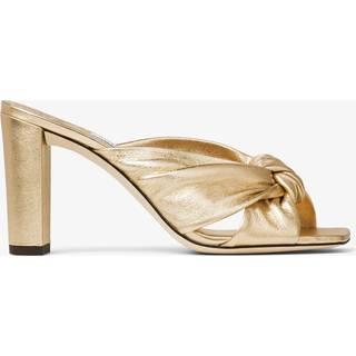 Jimmy Choo Avenue 85 metallic leather sandals - gold - EU 42