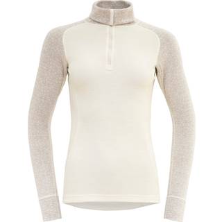 Devold Women's Duo Active Merino 210 Zip Neck Raw White, S