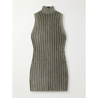 Tom Ford Wool-blend minidress - green - XL
