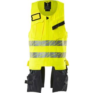 MASCOT ACCELERATE SAFE værktøjsvest, hi-vis gul/mørk marine - L
