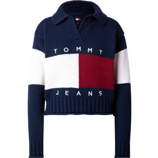 Rugby Collar Boxy Jumper With Wool