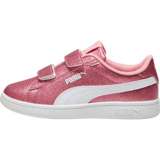 Puma Smash 3.0 Glitz Glam V PS Sneakers, Peach Smoothie/White, 30
