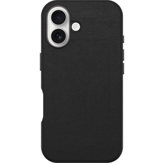 OtterBox Symmetry Cactus Leather Apple iPhone 16 Noir Ash - black