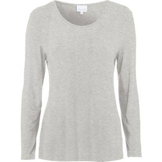 Damella Bamboo Long Sleeve Top - Grey - Small