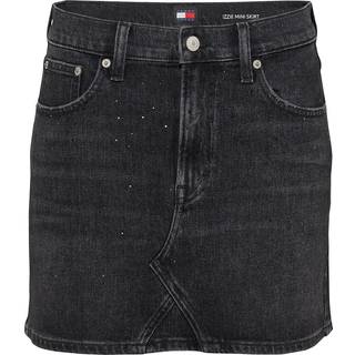 Tommy Jeans Izzie Mini Skirt Denim Black 27 - Denim Black - 27