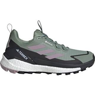 Adidas Women's TERREX Free Hiker 2.0 Low GORE-TEX Hiking Shoes Silver Green/Preloved Fig/Carbon, Silgrn/Prlofi/Carbon, 36 2/3