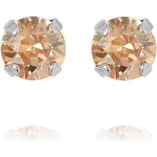Mini øreringe golden shadow rhodium