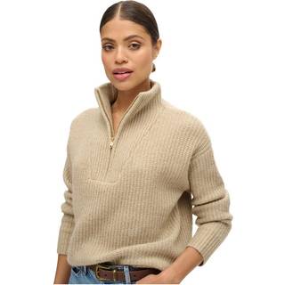Superdry Superdry Fudge Brown Essential Half Zip Jumper