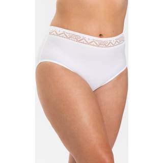 Miss Mary Breeze High Waist Maxi Brief - White - 42