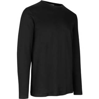 ID Interlock Herre Langærmet t-shirt - Sort - L