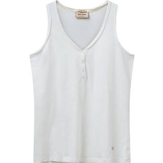 Mos Mosh Mmastin Basic Tank Top Toppe & T-Shirts 163620 White (S)